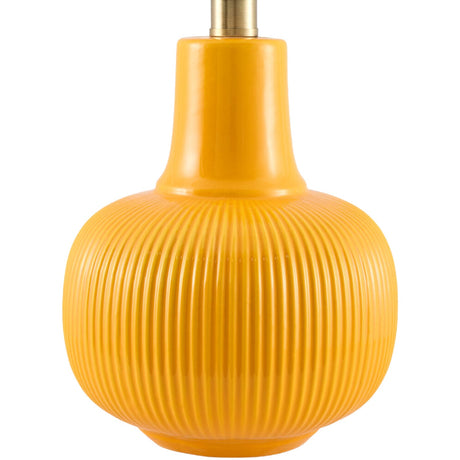 Modern European furniture - Reeded Ceramic Accent Table Lamp - www.oroa.com