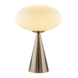 Modern European furniture - Oval White Glass Table Lamp - www.oroa.com