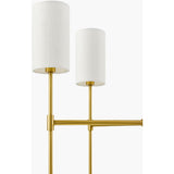 Modern European furniture - White Linen 5-Light Pendant Lamp - www.oroa.com