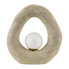 Modern European furniture - Cream Organic-Shaped Table Lamp - www.oroa.com
