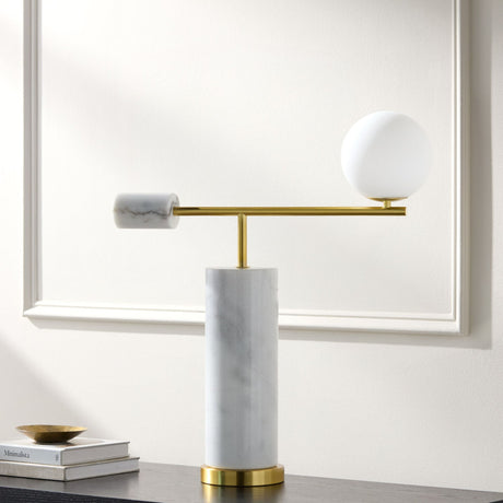 Modern European furniture - Modern Marble Accent Table Lamp - www.oroa.com