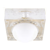Modern European furniture - White Glass Wall Lamp - www.oroa.com