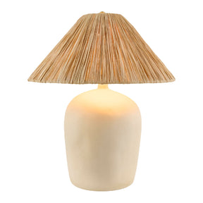 Modern European furniture - Seagrass Fibers Accent Table Lamp - www.oroa.com