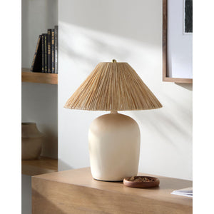   Modern European furniture - Seagrass Fibers Accent Table Lamp - www.oroa.com | Oroa.com