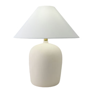   Modern European furniture - White Linen Empire Table Lamp - www.oroa.com | Oroa.com