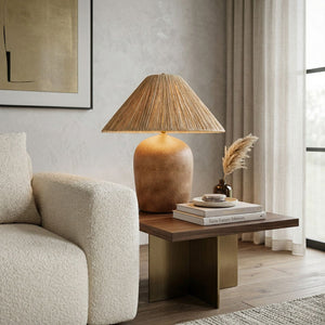   Modern European furniture - Seagrass Fibers Accent Table Lamp - www.oroa.com | Oroa.com