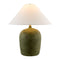 Modern European furniture - White Linen Empire Table Lamp - www.oroa.com