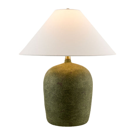 Modern European furniture - White Linen Empire Table Lamp - www.oroa.com