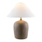 Modern European furniture - White Linen Empire Table Lamp - www.oroa.com