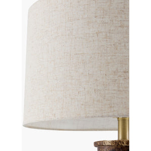   Rustic Cream Cement Table Lamp | Oroa.com