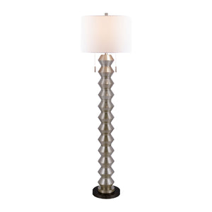   Modern European furniture - Plated Metallic Linen Floor Lamp - www.oroa.com | Oroa.com