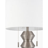 Modern European furniture - Plated Metallic Linen Floor Lamp - www.oroa.com