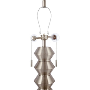   Modern European furniture - Plated Metallic Linen Floor Lamp - www.oroa.com | Oroa.com