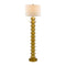 Modern European furniture - Plated Metallic Linen Floor Lamp - www.oroa.com