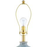 Modern European furniture - Gradient Blue Ceramic Table Lamp - www.oroa.com