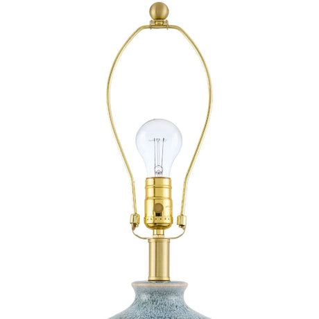 Modern European furniture - Gradient Blue Ceramic Table Lamp - www.oroa.com