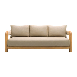   Modern European furniture - Cushioned Teak Outdoor Sofa - www.oroa.com | Oroa.com