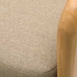 Modern European furniture - Cushioned Teak Outdoor Dining Chair - www.oroa.com