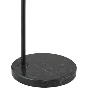   White Fluted Linen Floor Lamp | Oroa.com