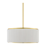 Modern European furniture - White Fluted 2-Light Chandelier - www.oroa.com