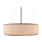 Modern European furniture - White Fluted 2-Light Chandelier - www.oroa.com