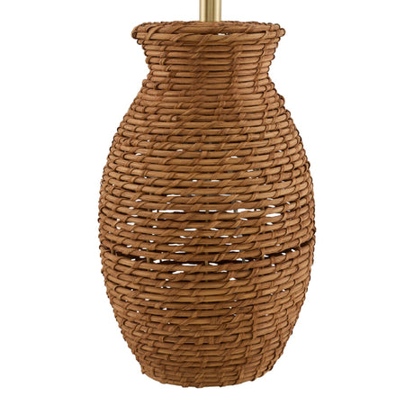 Modern European furniture - Painted Rattan Accent Table Lamp - www.oroa.com