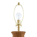 Modern European furniture - Painted Rattan Accent Table Lamp - www.oroa.com