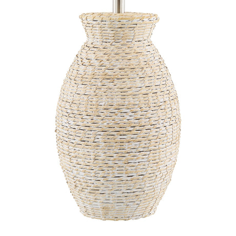 Modern European furniture - Painted Rattan Accent Table Lamp - www.oroa.com