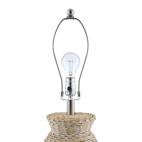 Modern European furniture - Painted Rattan Accent Table Lamp - www.oroa.com