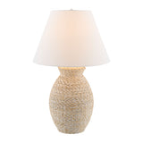 Modern European furniture - Painted Rattan Accent Table Lamp - www.oroa.com