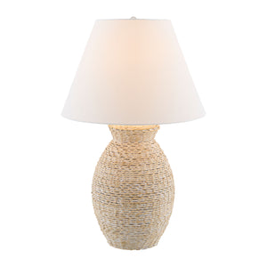   Painted Rattan Accent Table Lamp | Oroa.com