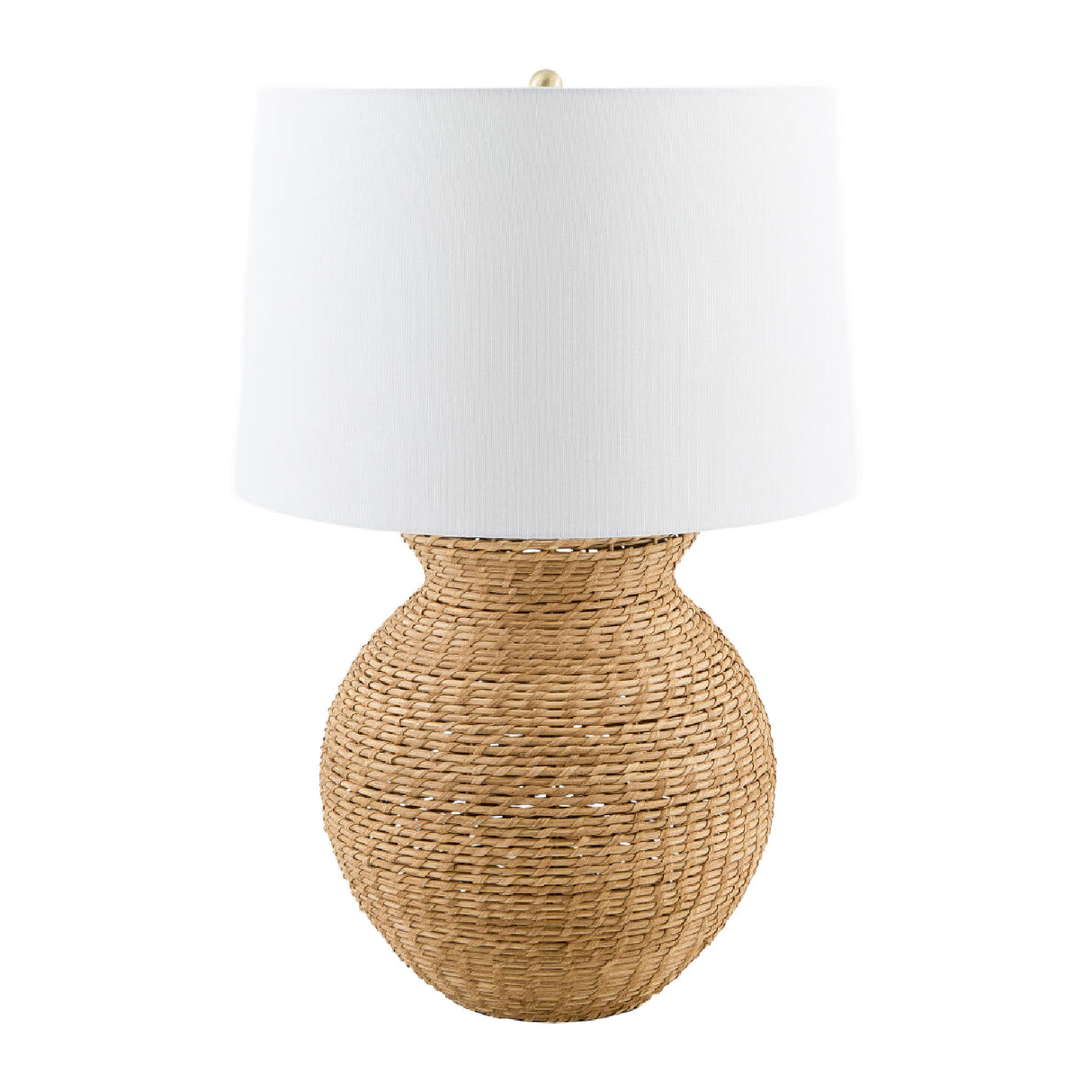   Modern European furniture - White Drum Shade Table Lamp - www.oroa.com | Oroa.com