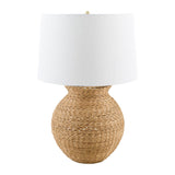 Modern European furniture - White Drum Shade Table Lamp - www.oroa.com