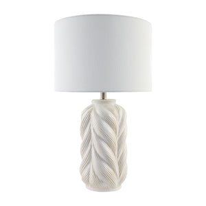  Modern European furniture - White Carved Ceramic Table Lamp - www.oroa.com | Oroa.com