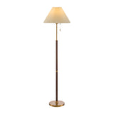 Modern European furniture - Pleated White Linen Floor Lamp - www.oroa.com