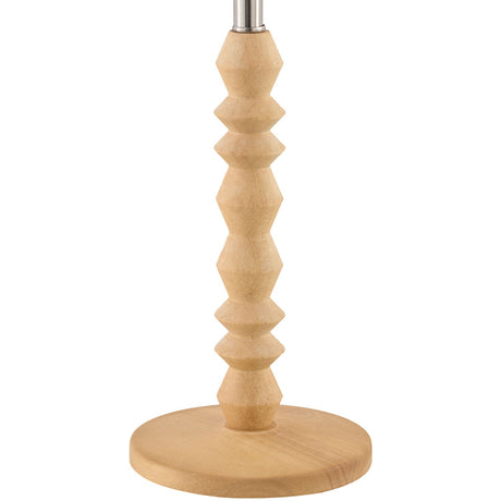 Modern European furniture - Wood Veneer Linen Table Lamp - www.oroa.com