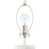 Modern European furniture - Painted White Cement Table Lamp - www.oroa.com