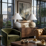 Modern European furniture - Textured Ceramic Accent Table Lamp - www.oroa.com