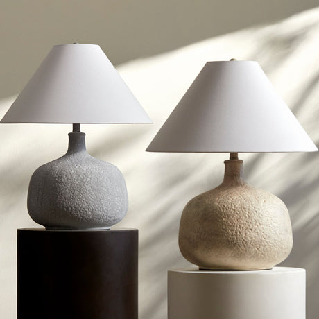 Modern European furniture - Textured Ceramic Accent Table Lamp - www.oroa.com