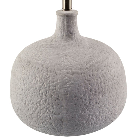 Modern European furniture - Textured Ceramic Accent Table Lamp - www.oroa.com