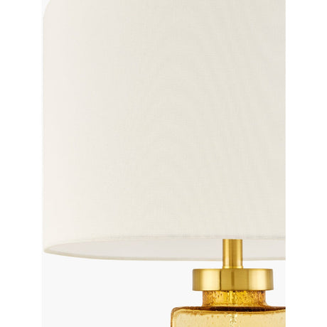 Modern European furniture - Yellow Glass Accent Table Lamp - www.oroa.com