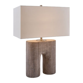 Modern European furniture - Painted Gray Accent Table Lamp - www.oroa.com