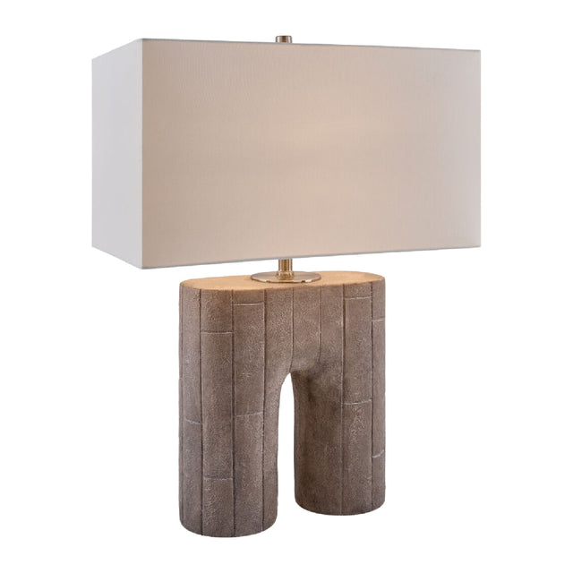Painted Gray Accent Table Lamp | Kuda Home Parham | Oroa.com