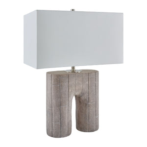   Painted Gray Accent Table Lamp | Oroa.com