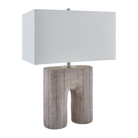 Painted Gray Accent Table Lamp | Kuda Home Parham | Oroa.com