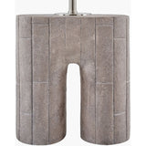 Modern European furniture - Painted Gray Accent Table Lamp - www.oroa.com