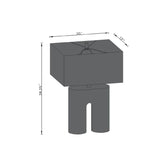 Modern European furniture - Painted Gray Accent Table Lamp - www.oroa.com