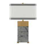 Modern European furniture - Green Marble Table Lamp - www.oroa.com
