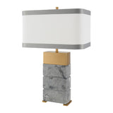 Modern European furniture - Green Marble Table Lamp - www.oroa.com