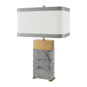   Green Marble Table Lamp | Oroa.com
